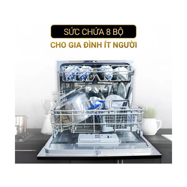 Máy rửa chén độc lập 8 bộ Nagakawa NAG NK8D01M