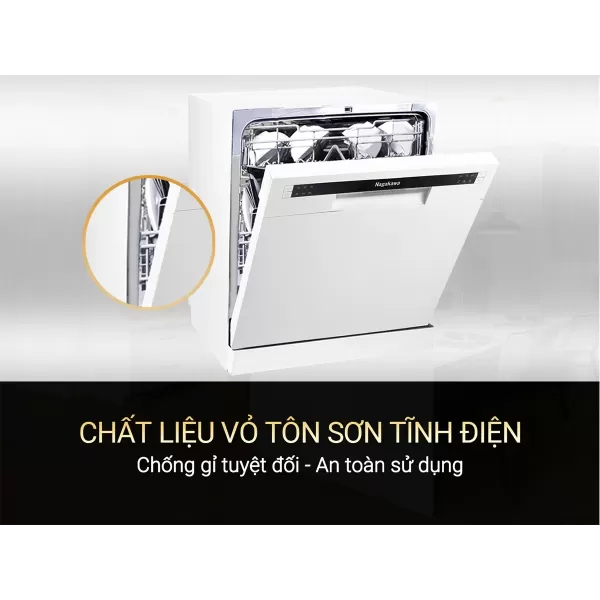 Máy rửa chén độc lập 8 bộ  NAGAKAWA NK8D61M