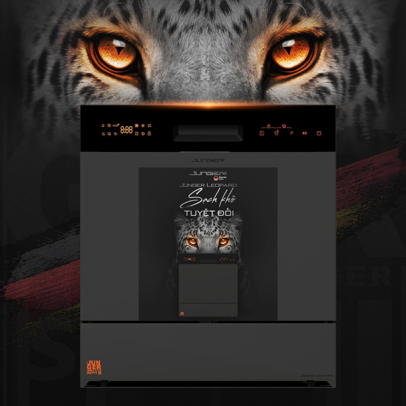 Máy Rửa Bát Junger Leopard DWJ-136-VG