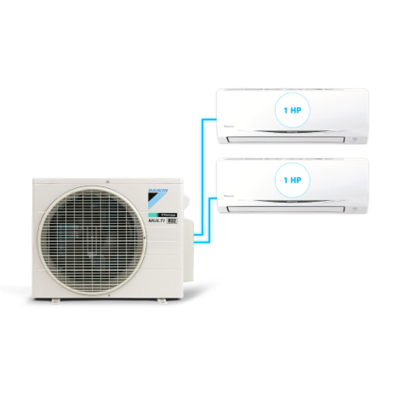 Combo 2 dàn lạnh Điều Hòa Inverter Multi S – 1HP + 1HP (MKC50RVMV/CTKC25RVMV+CTKC25RVMV)